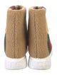 Gucci Web Accent Shearling Boots