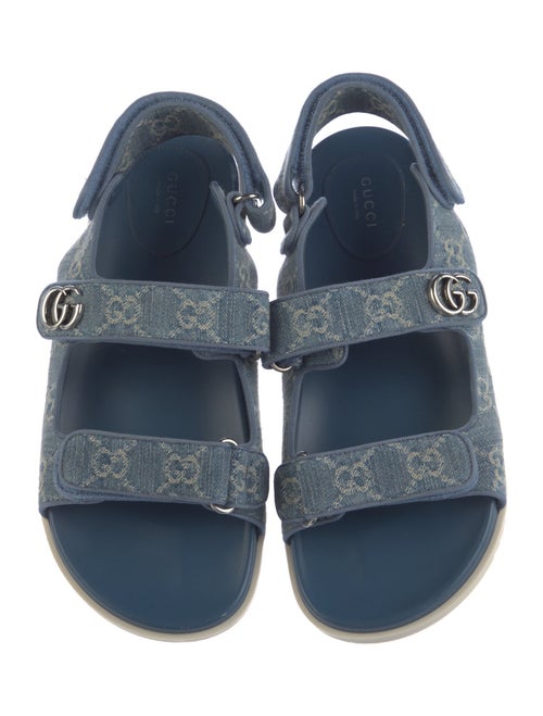 Gucci Denim Printed Sandals