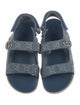 Gucci Denim Printed Sandals