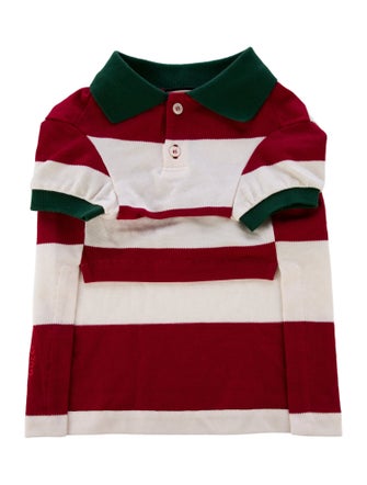 Gucci Dog Cotton Pet Strawberry Polo Shirt