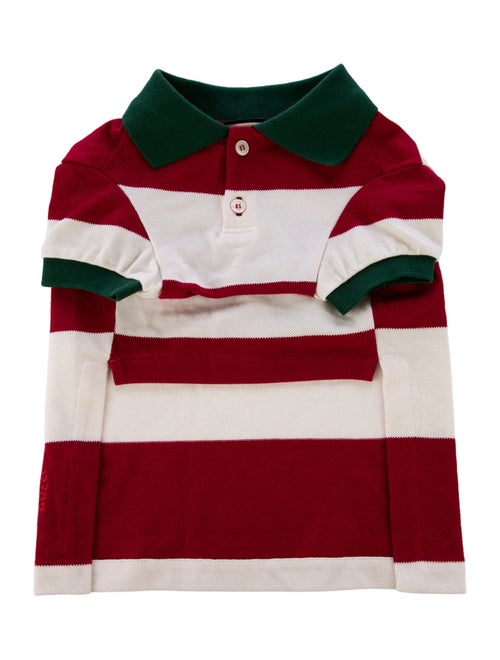 Gucci Dog Cotton Pet Strawberry Polo Shirt