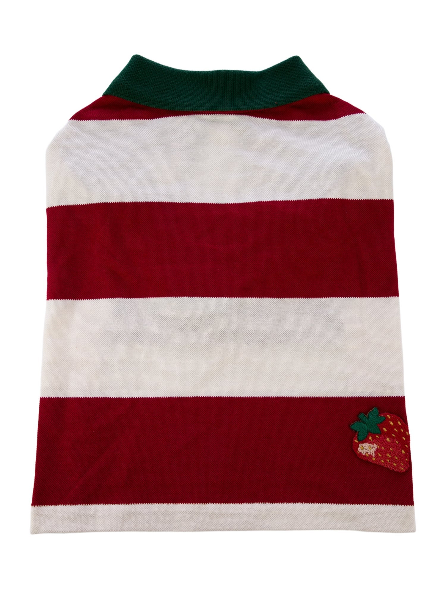 Gucci Dog Cotton Pet Strawberry Polo Shirt