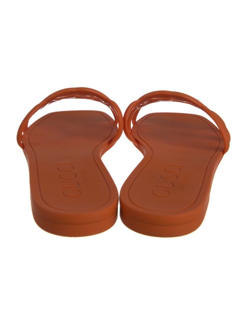 Gucci Interlocking G Logo Rubber Slides