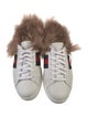 Gucci Sylvie Web Accent Leather Sneakers