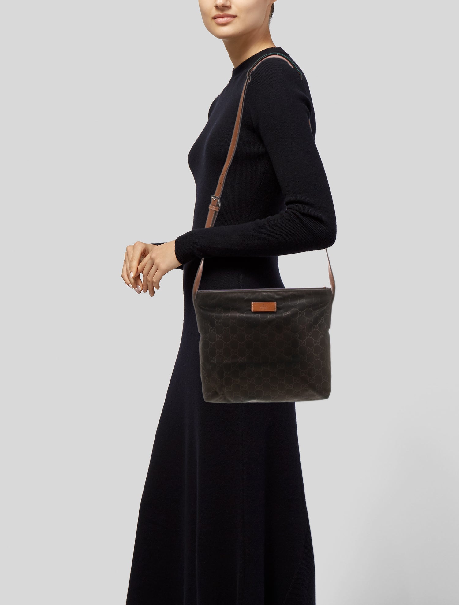 Gucci GG Nylon Messenger Bag