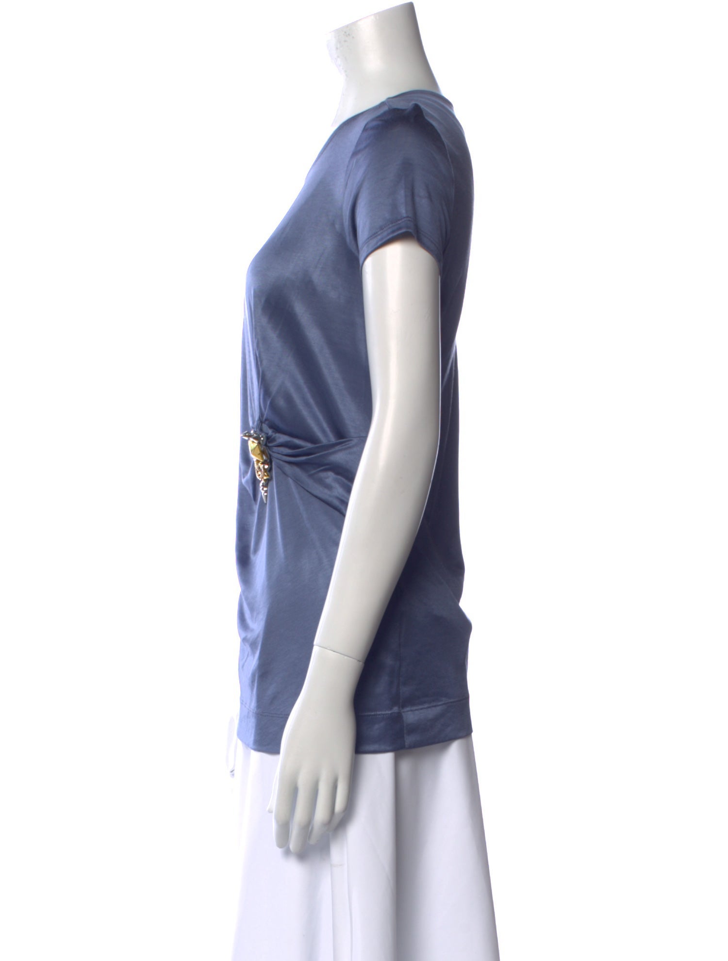 Gucci Vintage Cowl Neck T-Shirt