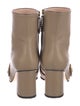 Gucci Double G Logo Leather Boots