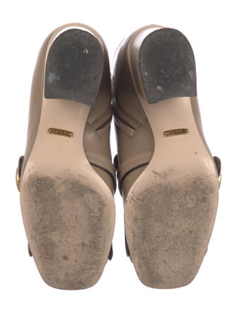 Gucci Double G Logo Leather Boots