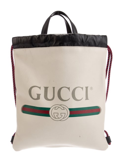 Gucci Web Logo Drawstring