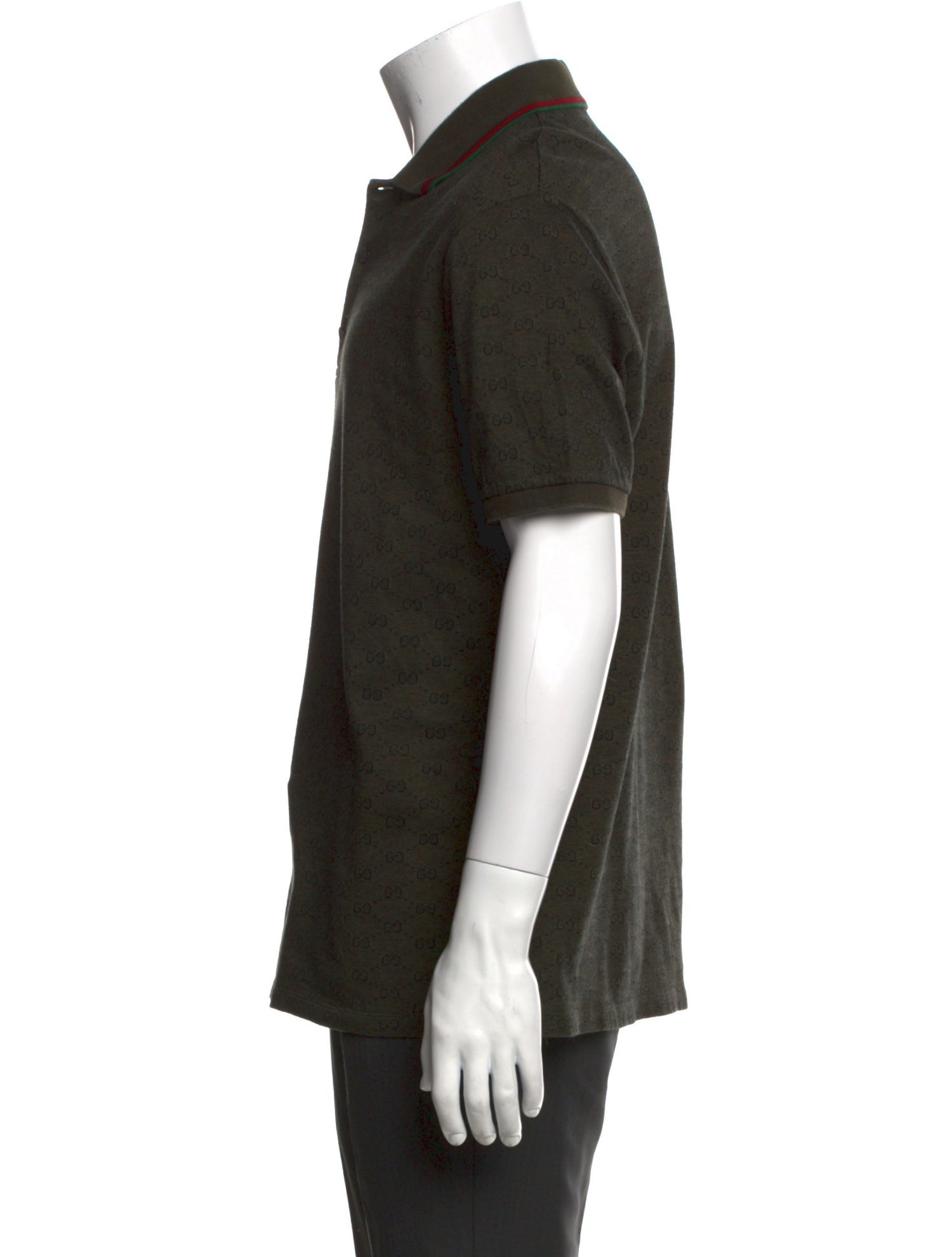 Gucci Vintage GG Logo Polo Shirt