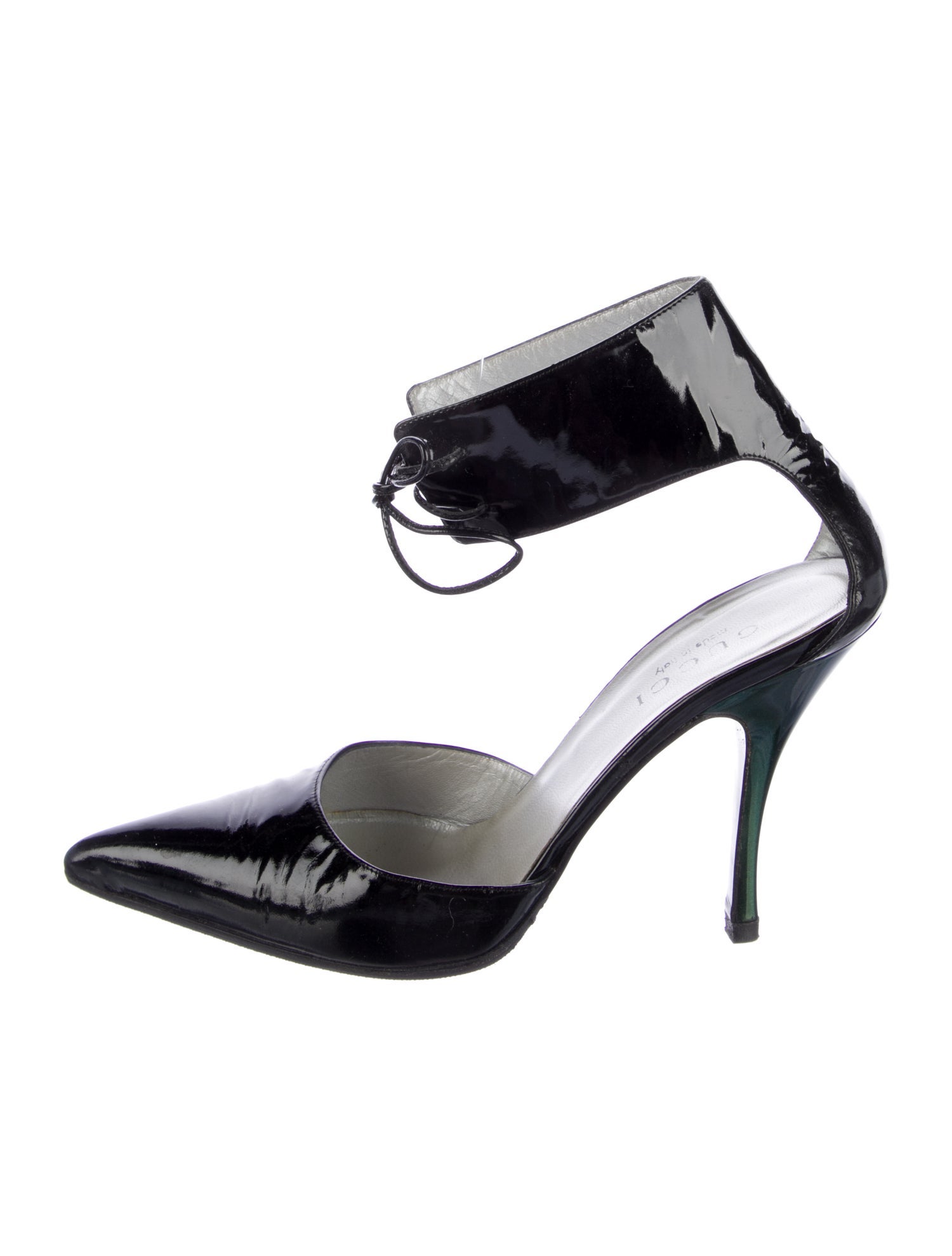 Gucci Patent Leather D'Orsay Pumps