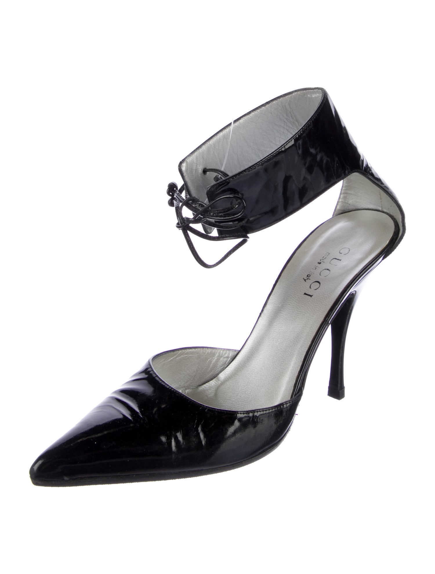 Gucci Patent Leather D'Orsay Pumps
