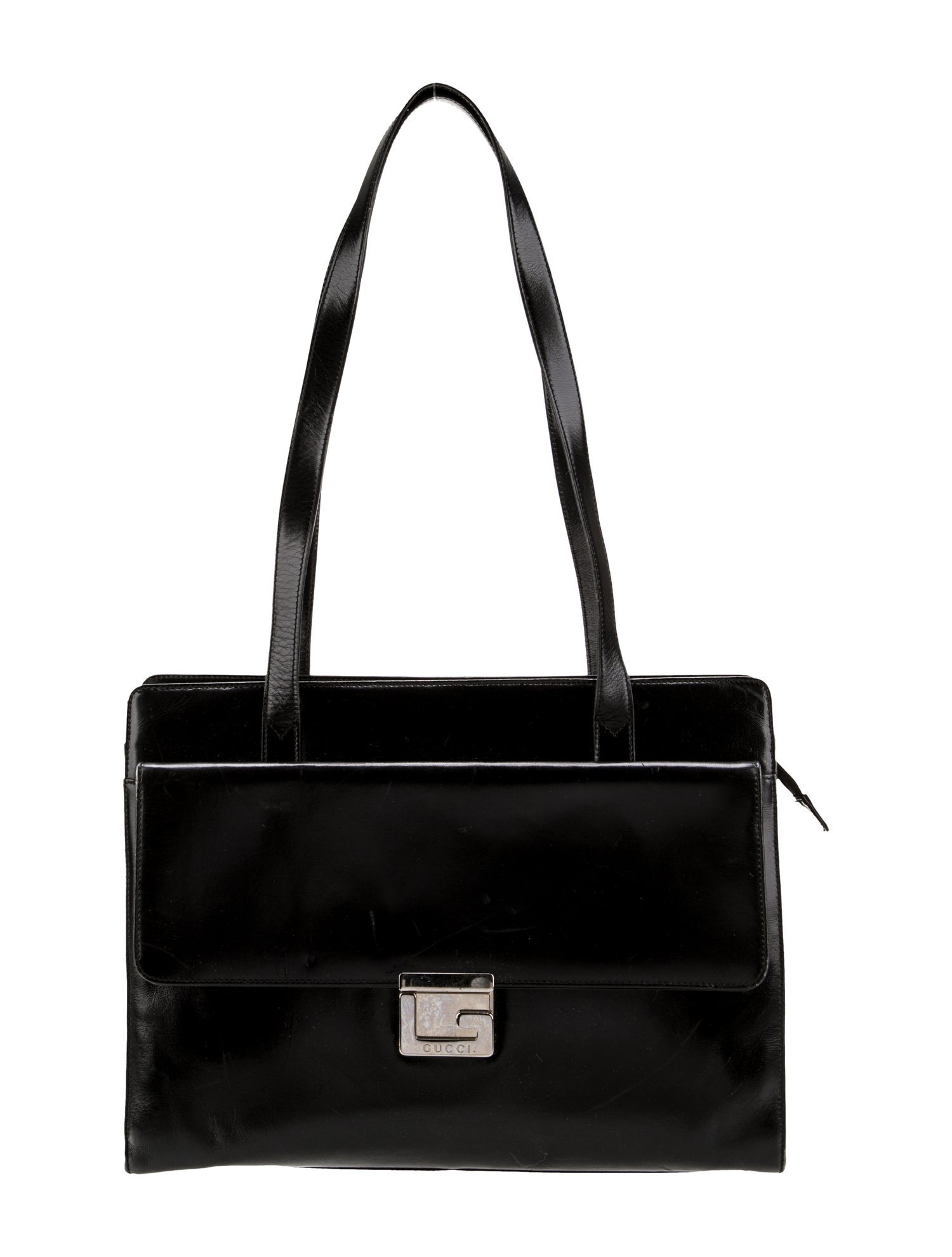 Gucci Leather Shoulder Bag Vintage