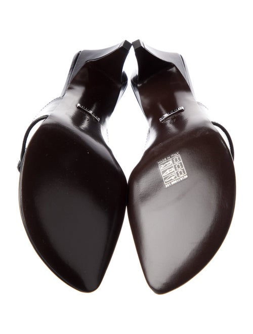 Gucci Horsebit Accent Patent Leather Slides