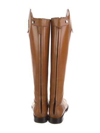 Gucci Leather Riding Boots