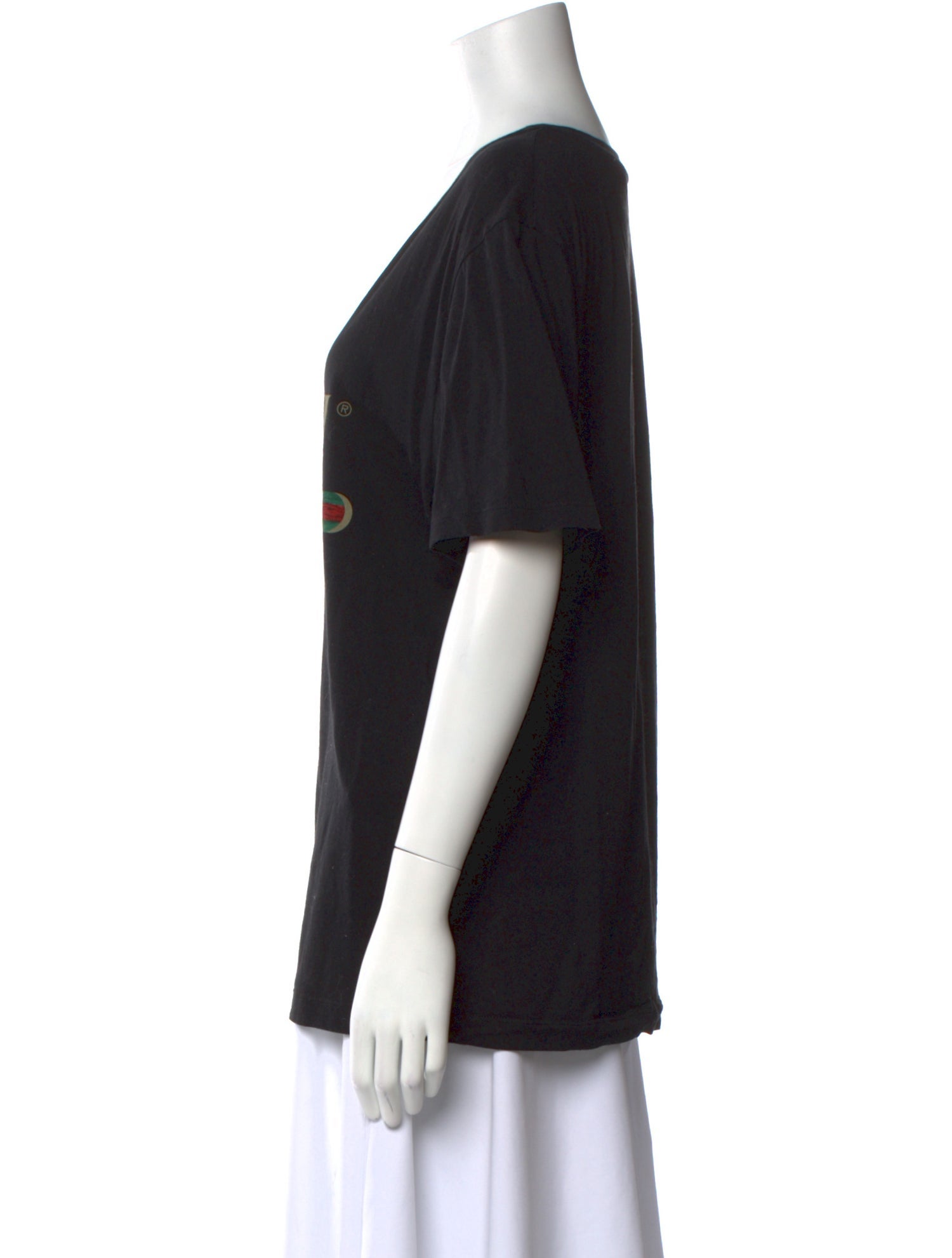 Gucci Graphic Print Scoop Neck T-Shirt