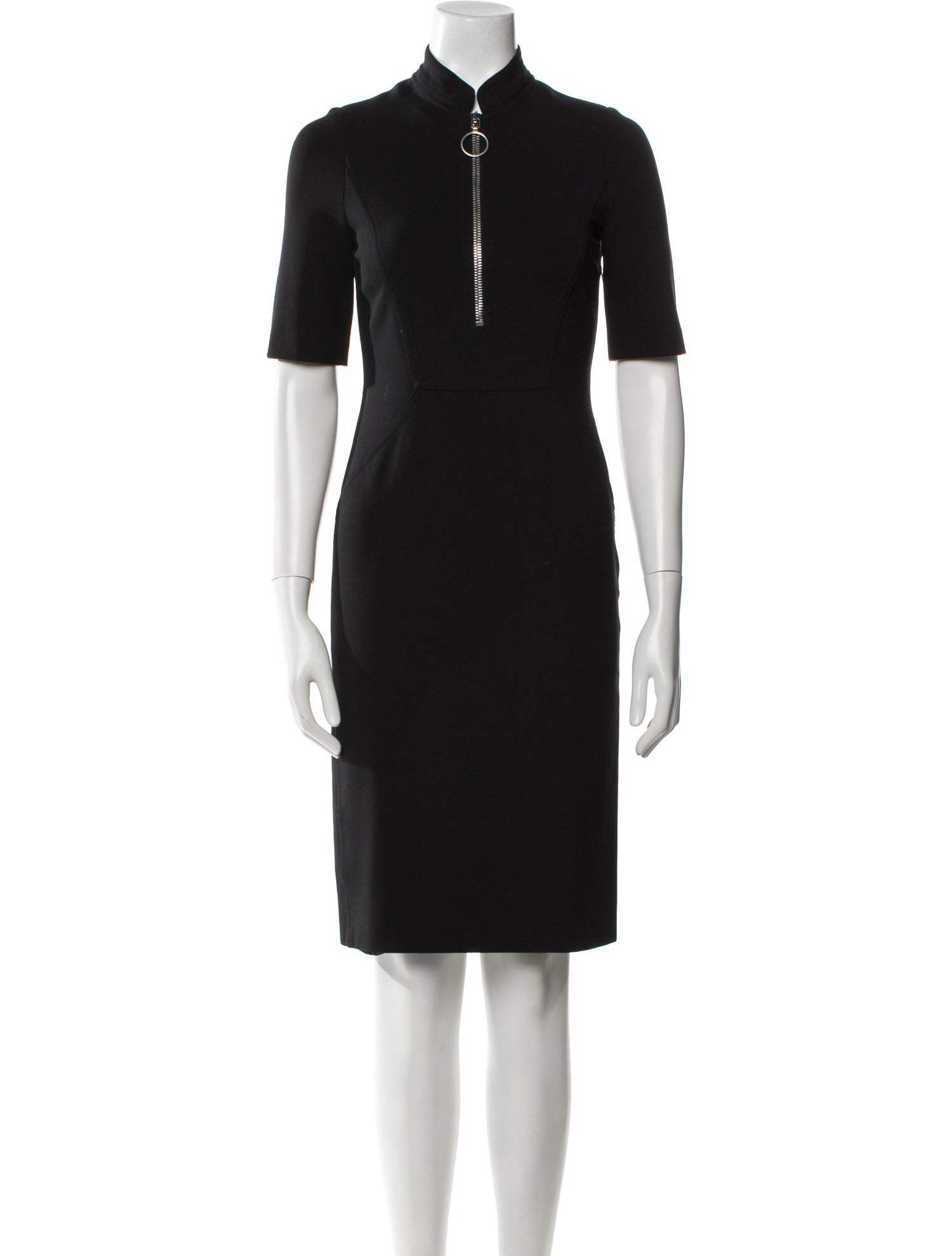 Gucci Mock Neck Knee-Length Dress
