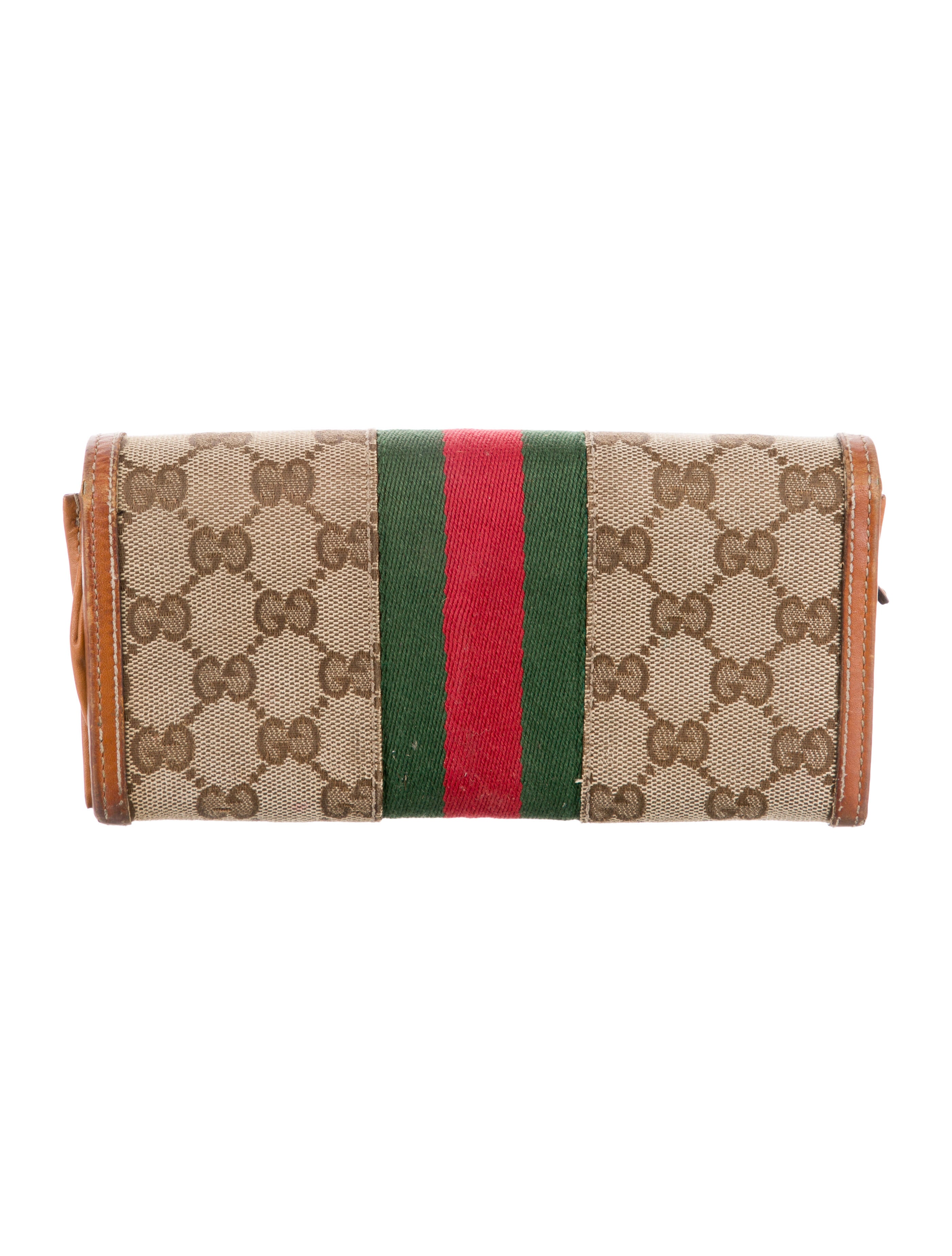 Gucci GG Canvas Canvas Continental Wallet
