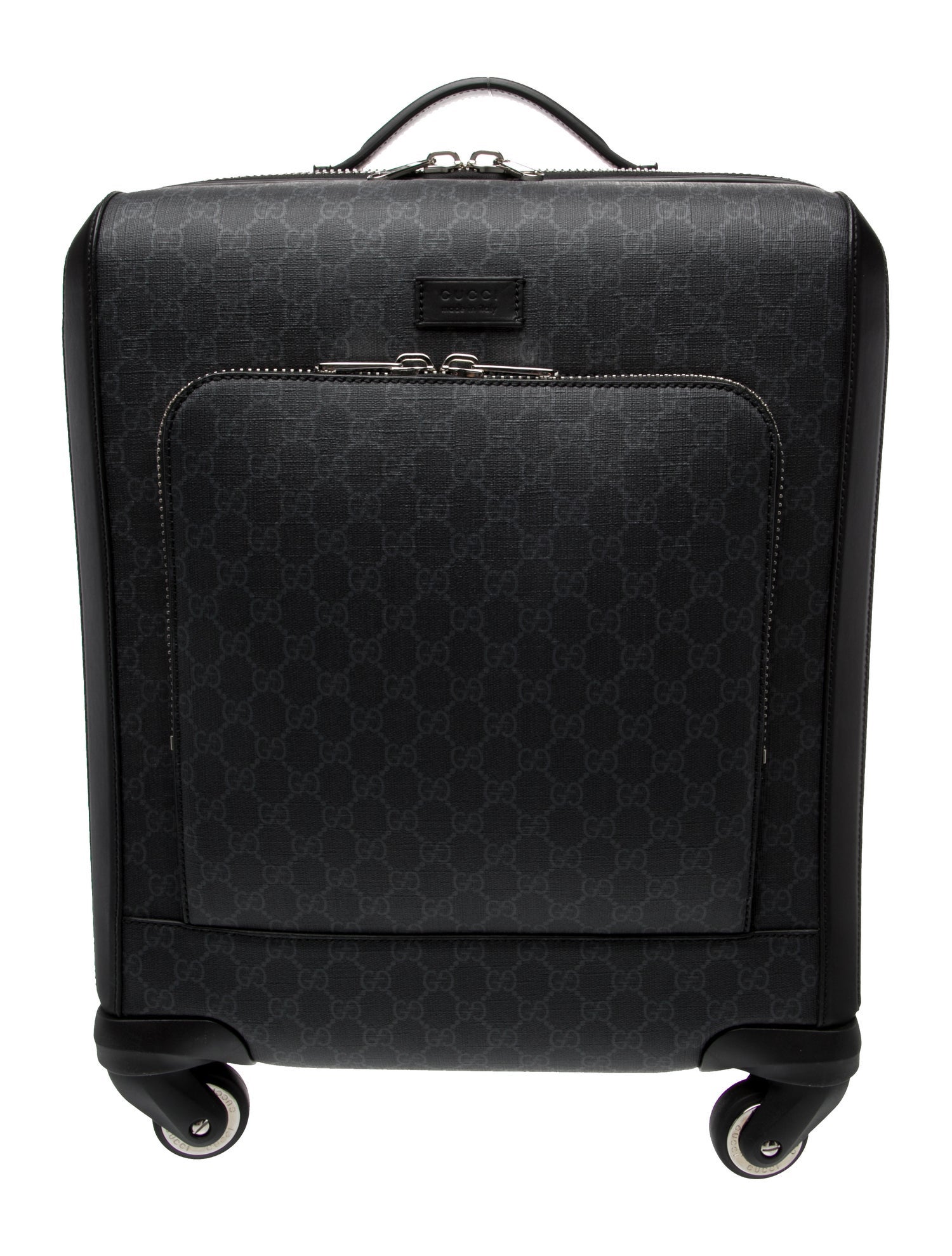 Gucci Mens' GG Supreme Rolling Suitcase