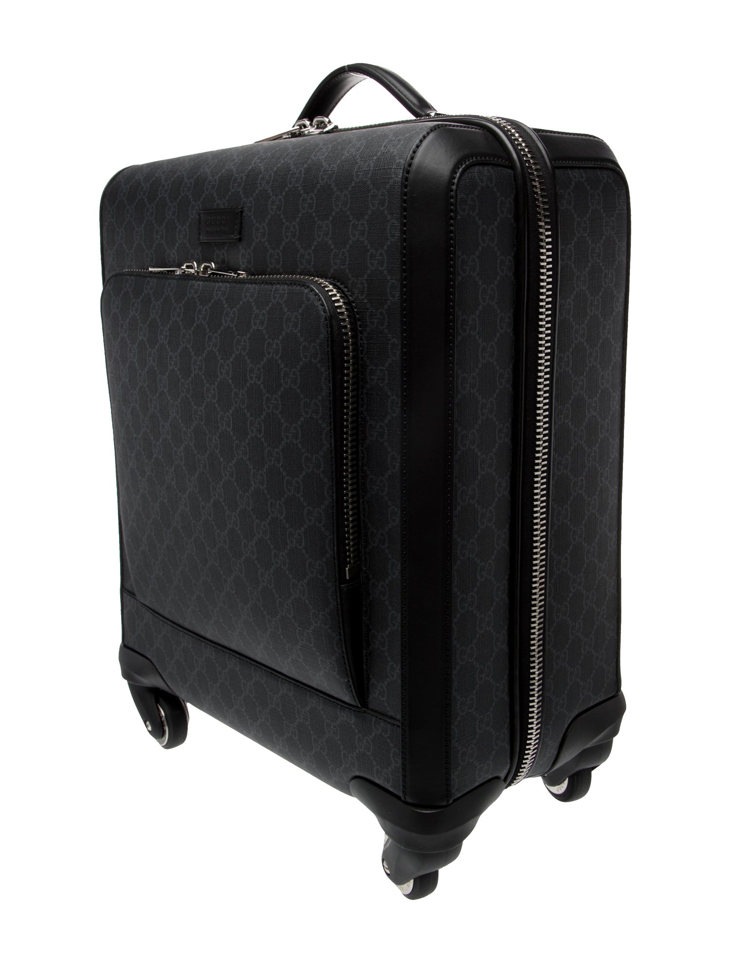 Gucci Mens' GG Supreme Rolling Suitcase