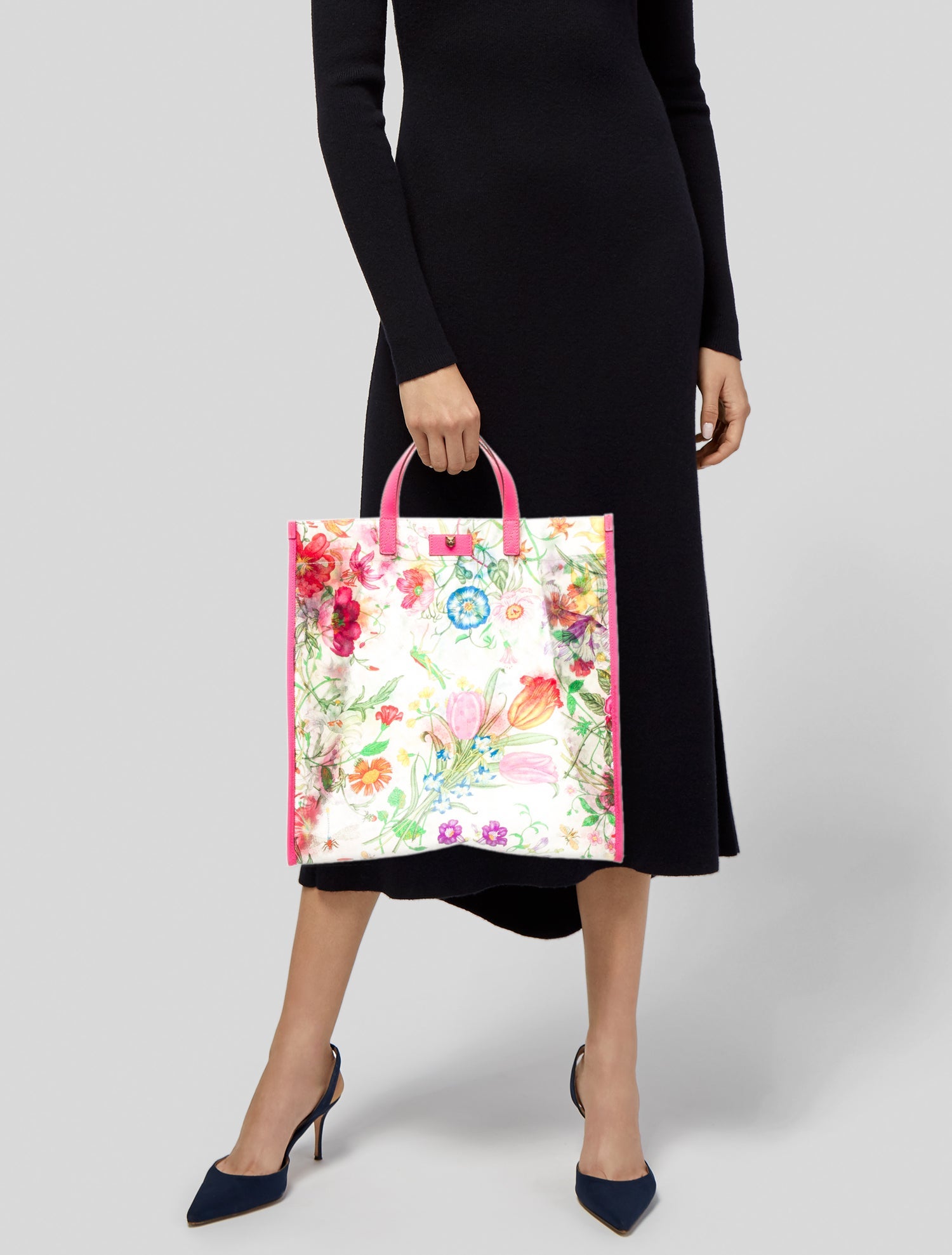 Gucci Flora Flora Tote Large