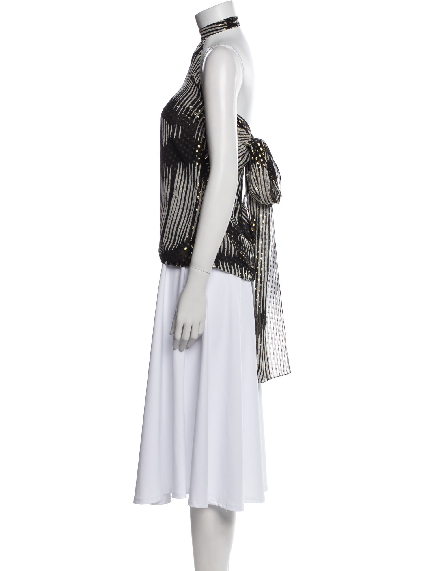 Gucci 2011 Silk Crop Top