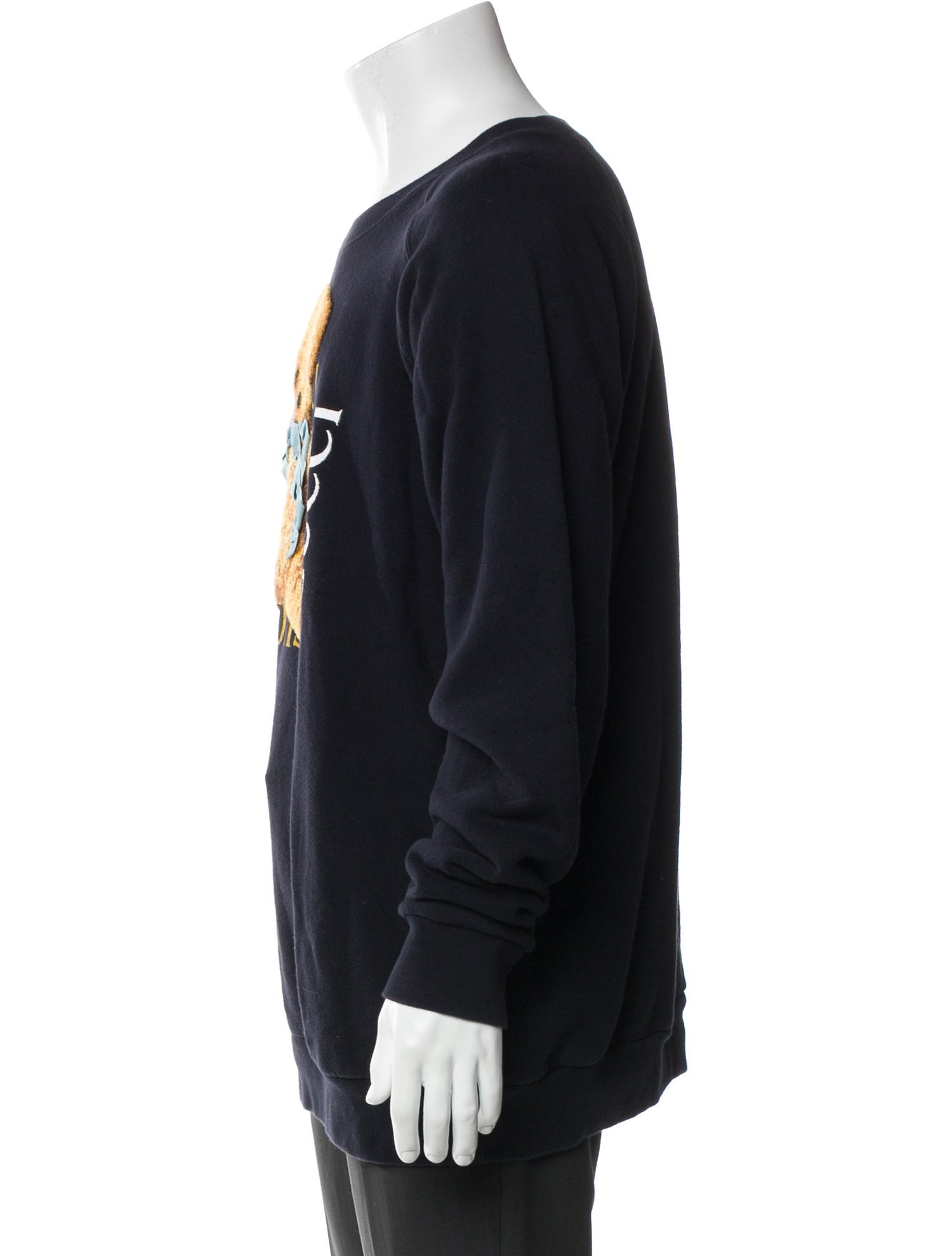 Gucci Web Accent Graphic Print Sweatshirt