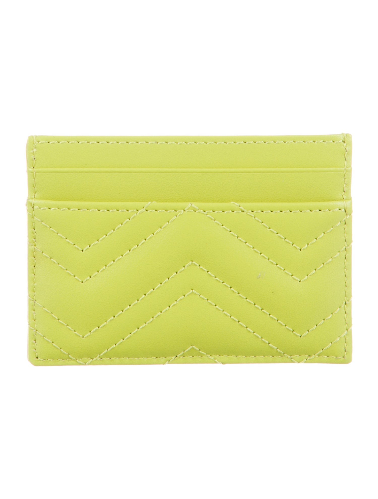 Gucci Double G Logo Leather Card Holder