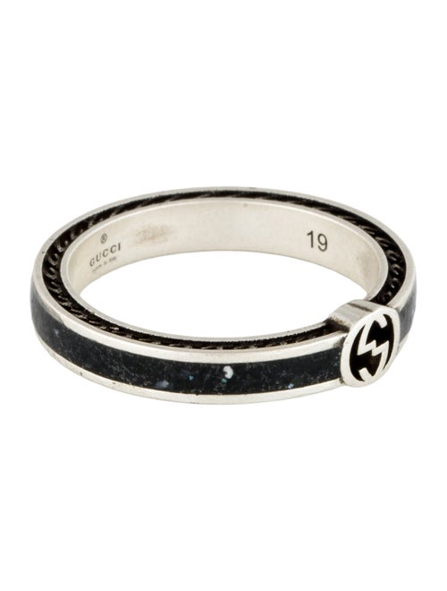 Gucci Enamel Interlocking G Band