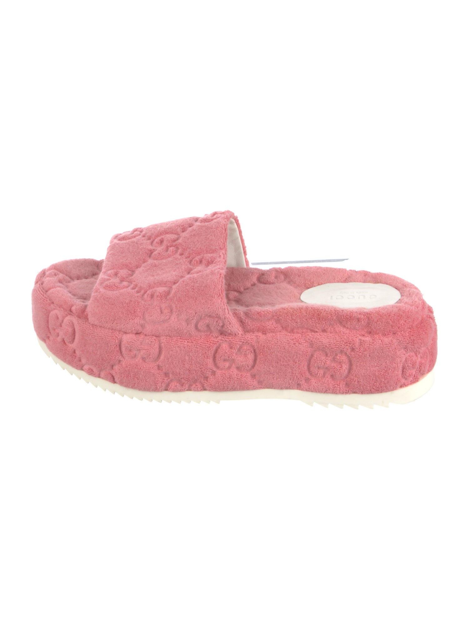 Gucci GG Signature Terry Cloth Slides