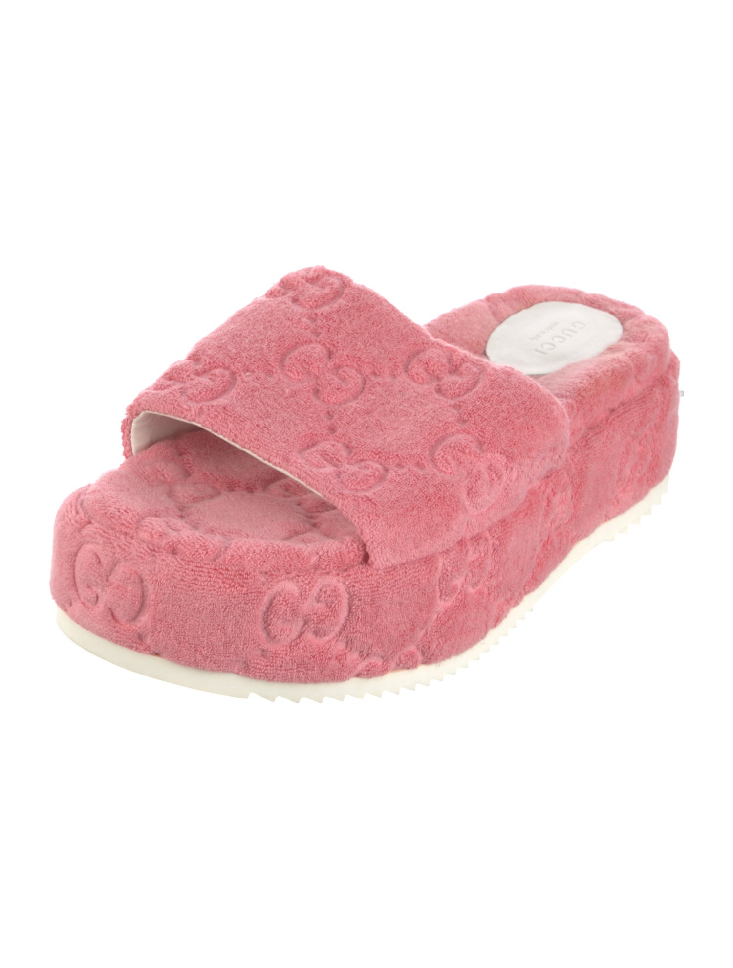 Gucci GG Signature Terry Cloth Slides