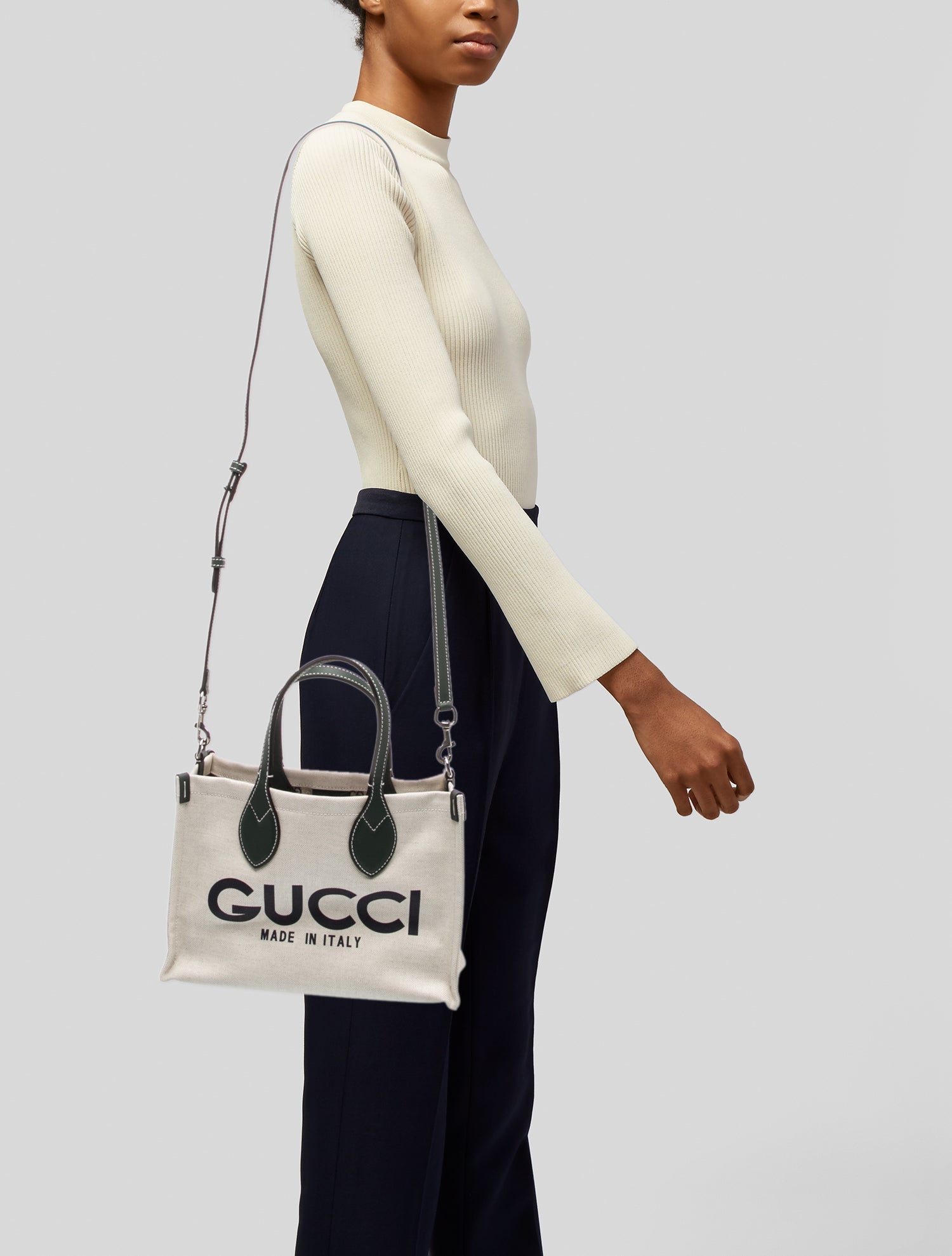 Gucci Canvas Logo shopper Small 2024