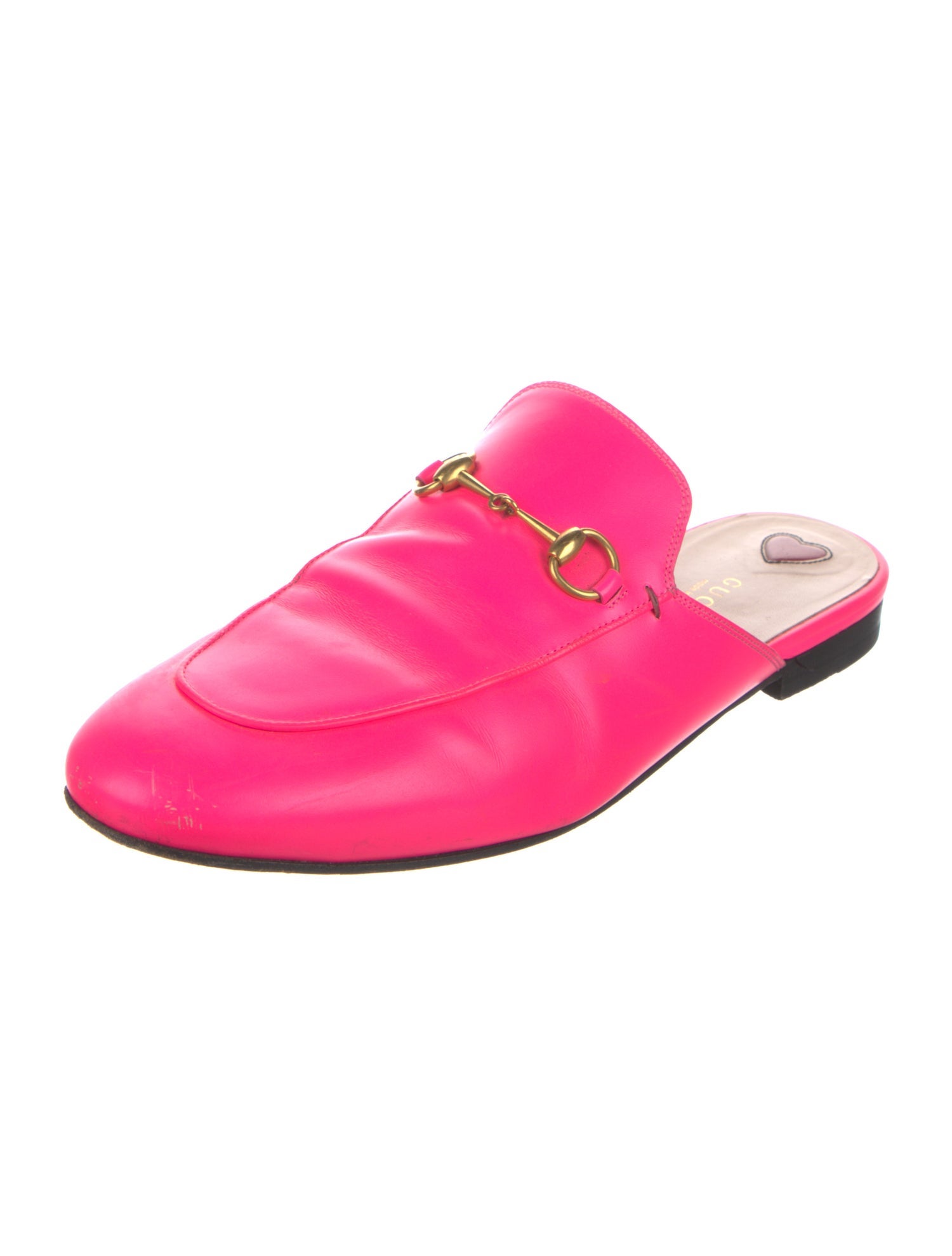 Gucci Horsebit Accent Leather Mules