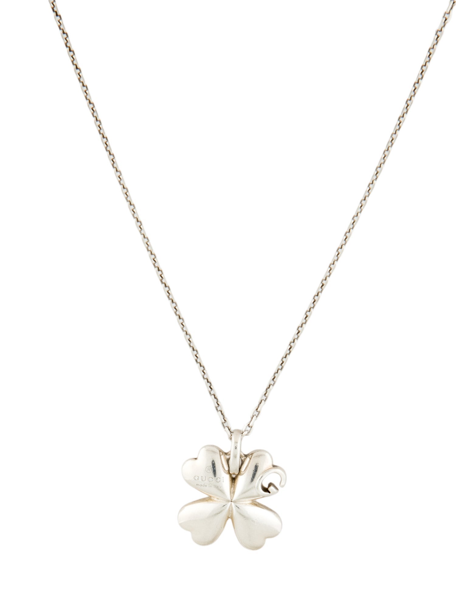 Gucci Four Leaf Clover Pendant Necklace