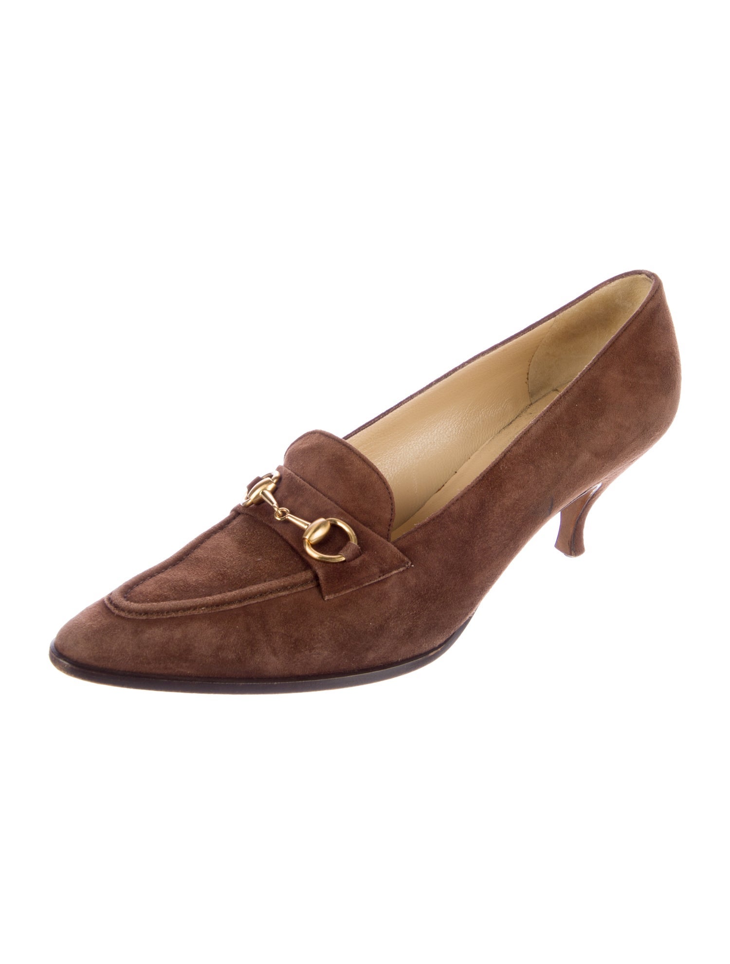 Gucci Vintage Horsebit Accent Pumps
