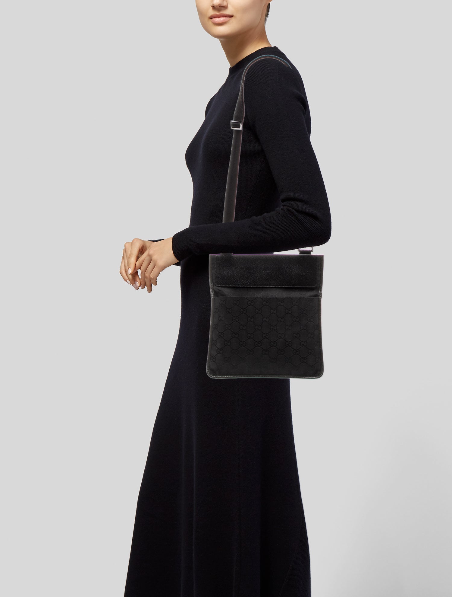 Gucci GG Canvas Messenger Bag