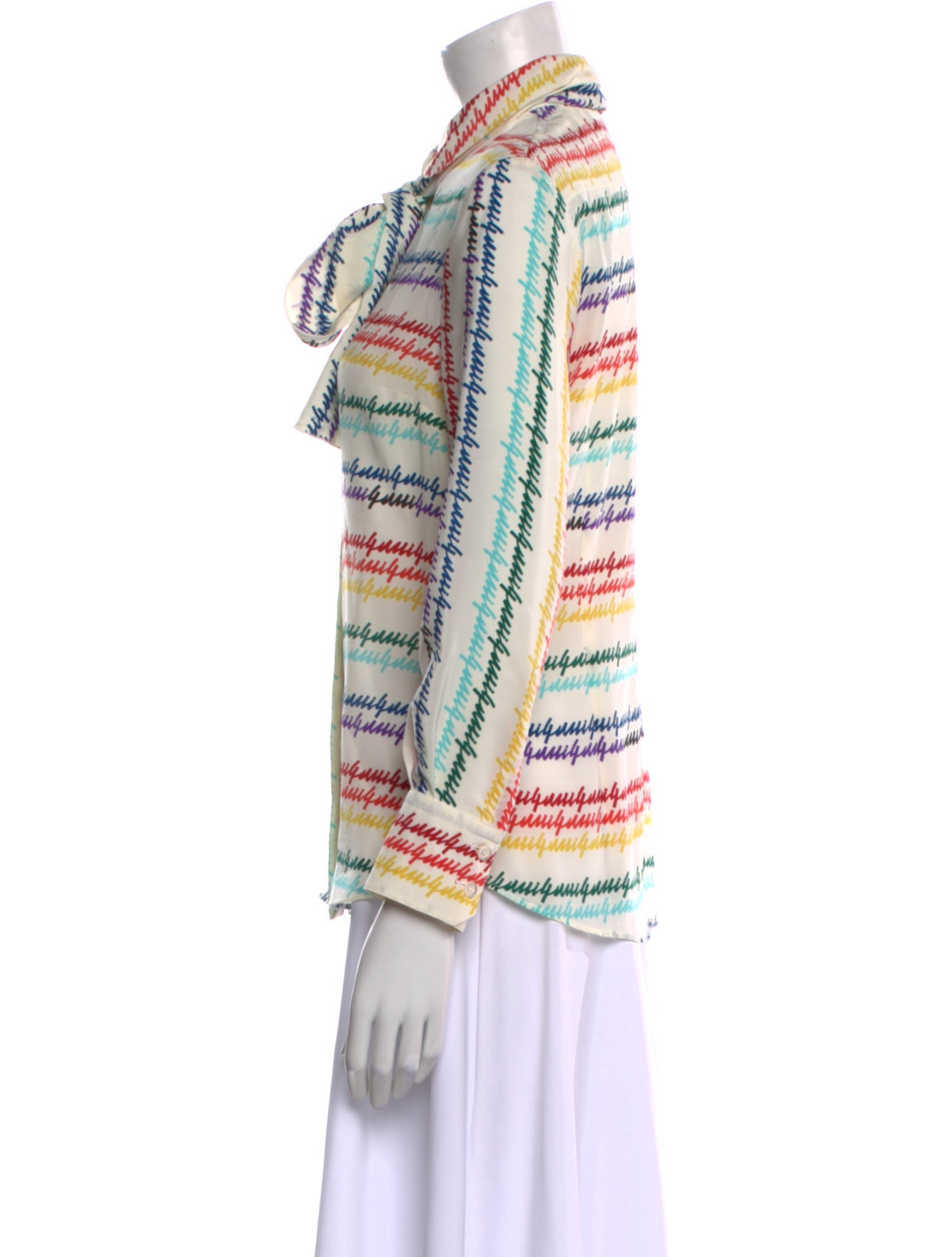 Gucci 2016 Silk Button-Up Top