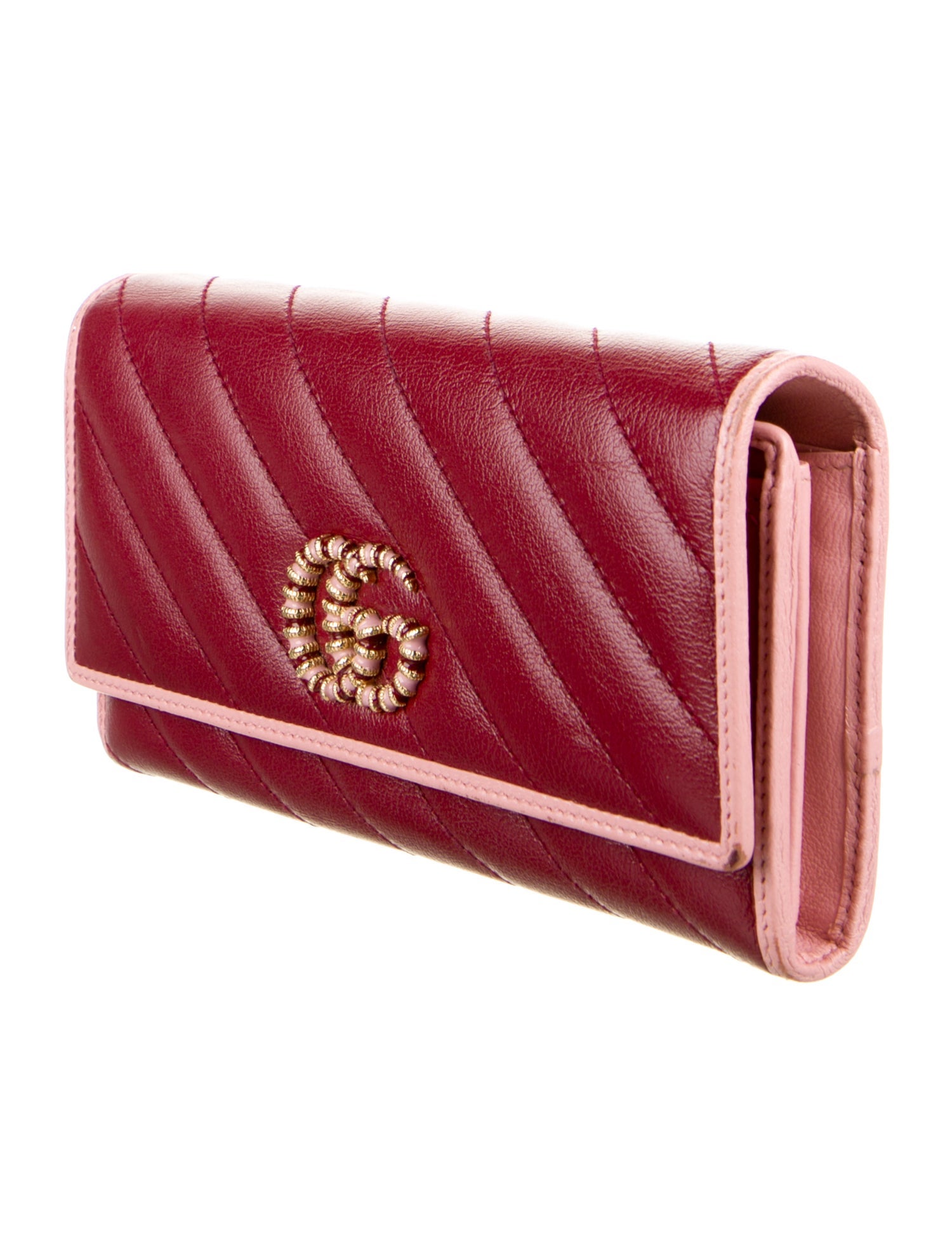 Gucci Marmont GG Logo Continental Wallet