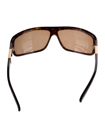 Gucci Web Accent Shield Sunglasses