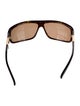 Gucci Web Accent Shield Sunglasses