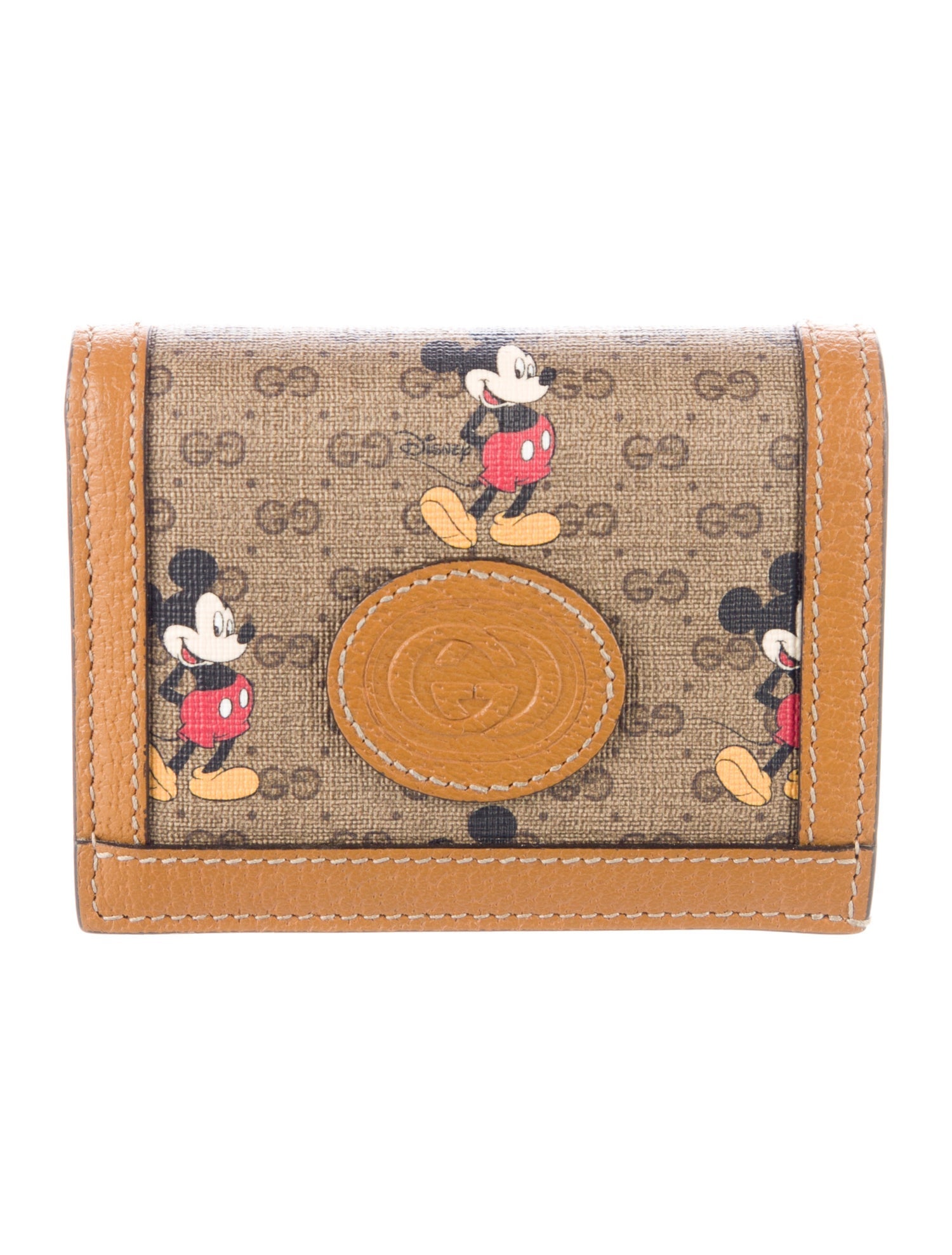 Gucci Micro GG Monogram Printed Compact Wallet