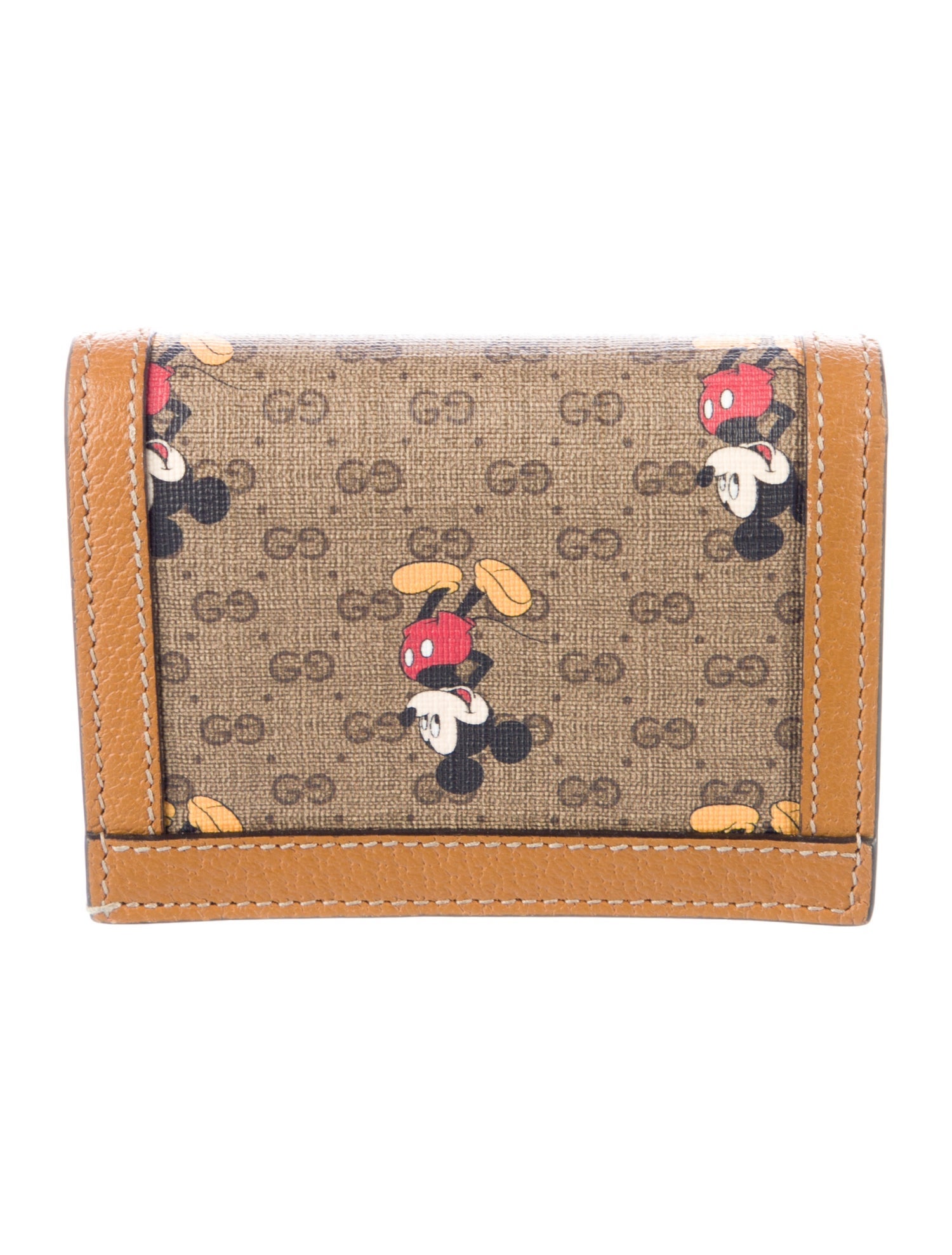 Gucci Micro GG Monogram Printed Compact Wallet