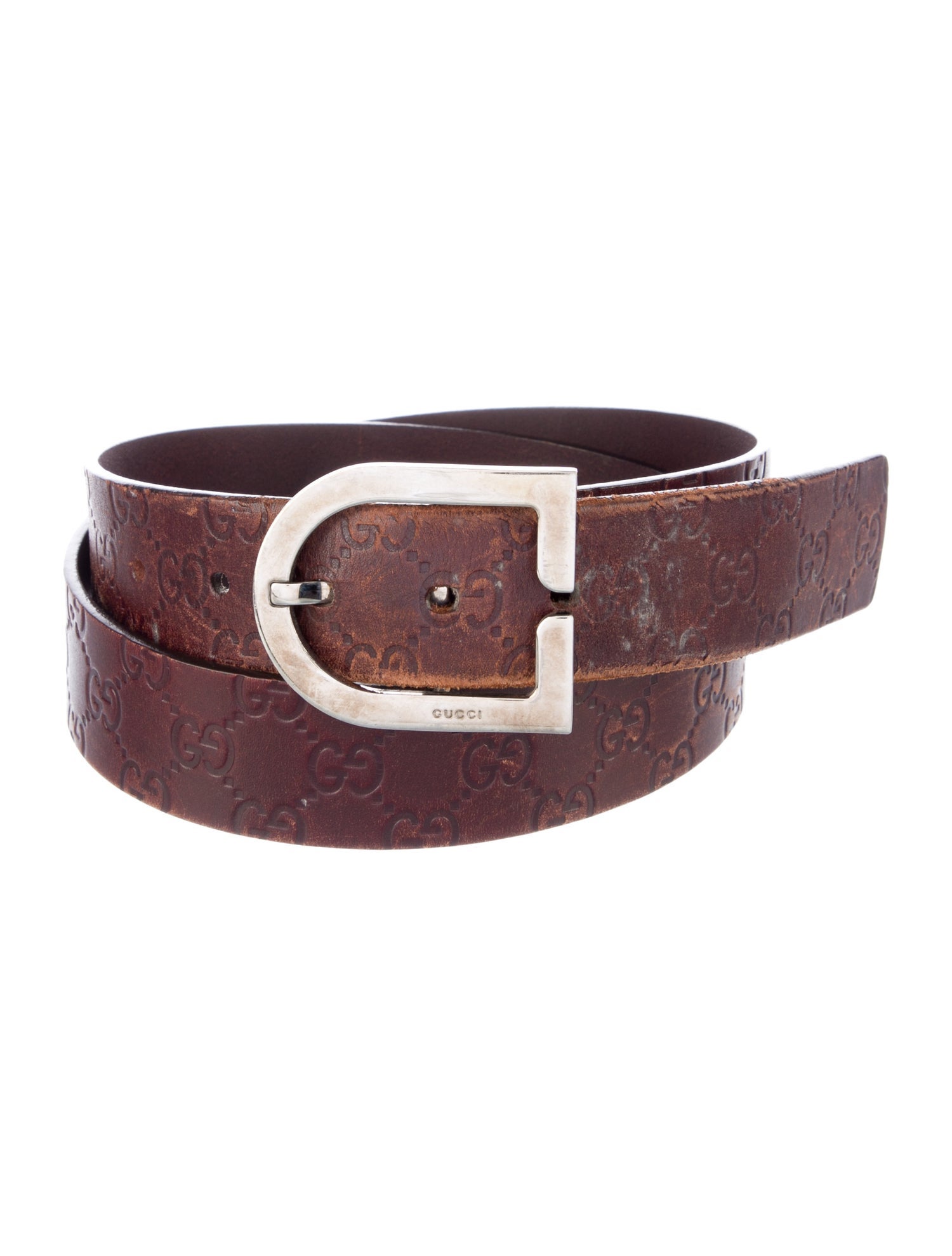 Gucci GG Signature Leather Waist Belt