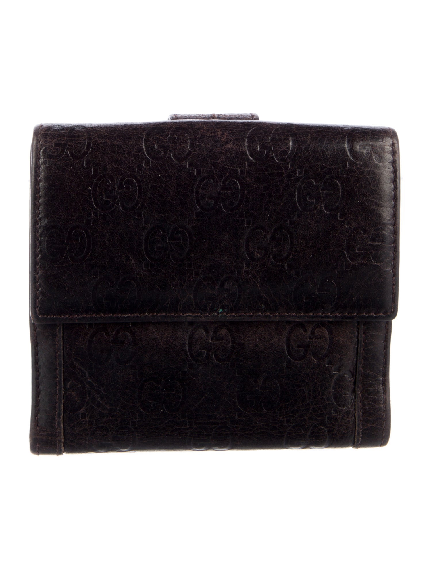 Gucci GG Signature Leather Compact Wallet