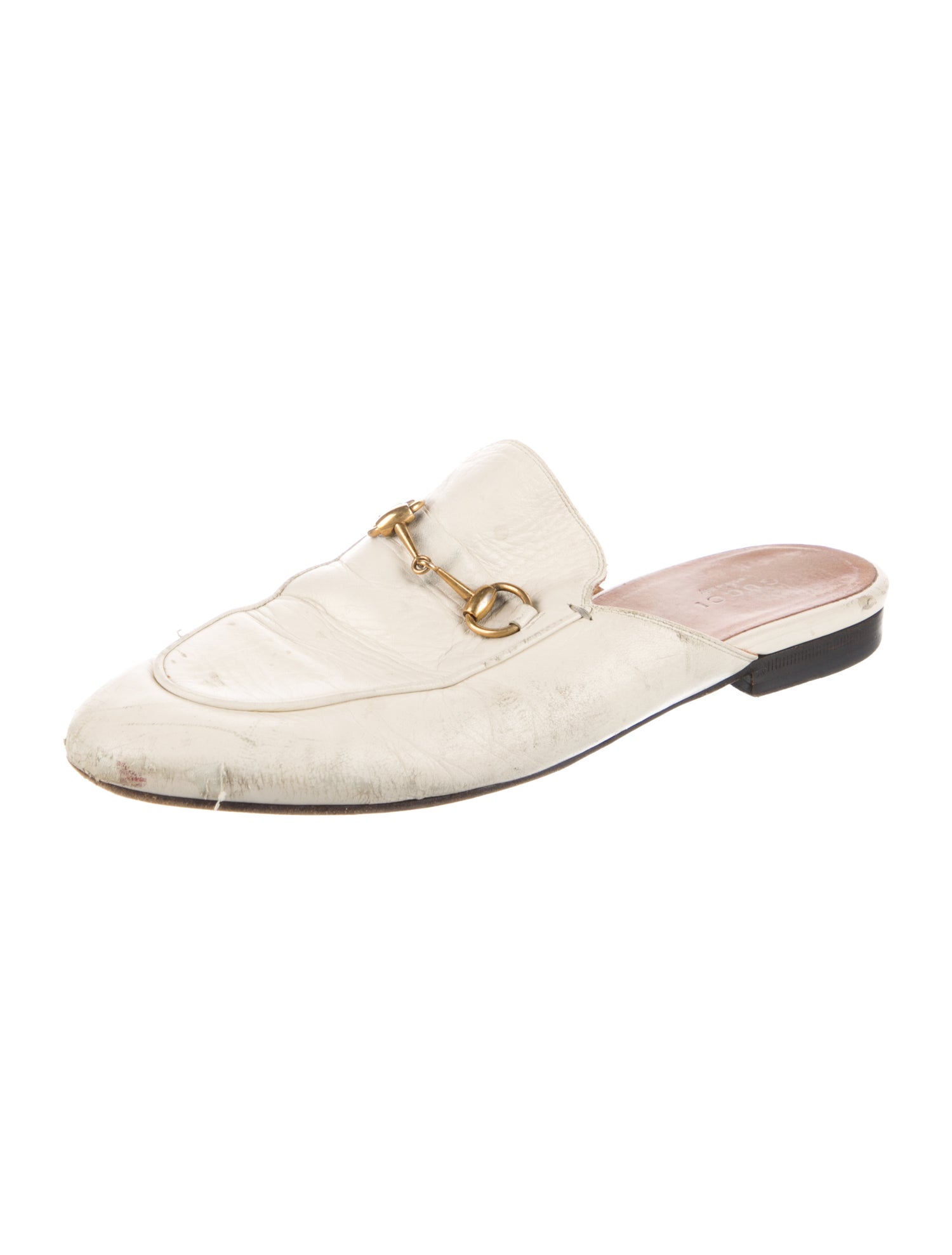 Gucci Horsebit Accent Leather Mules