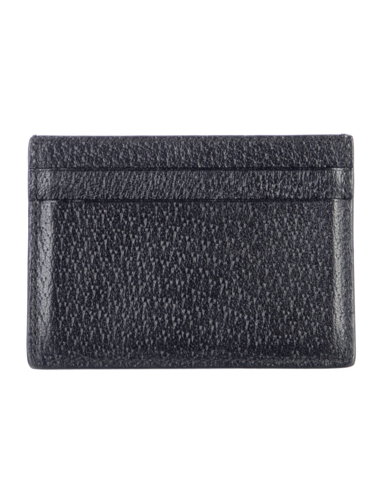 Gucci Bee Accent Leather Card Holder