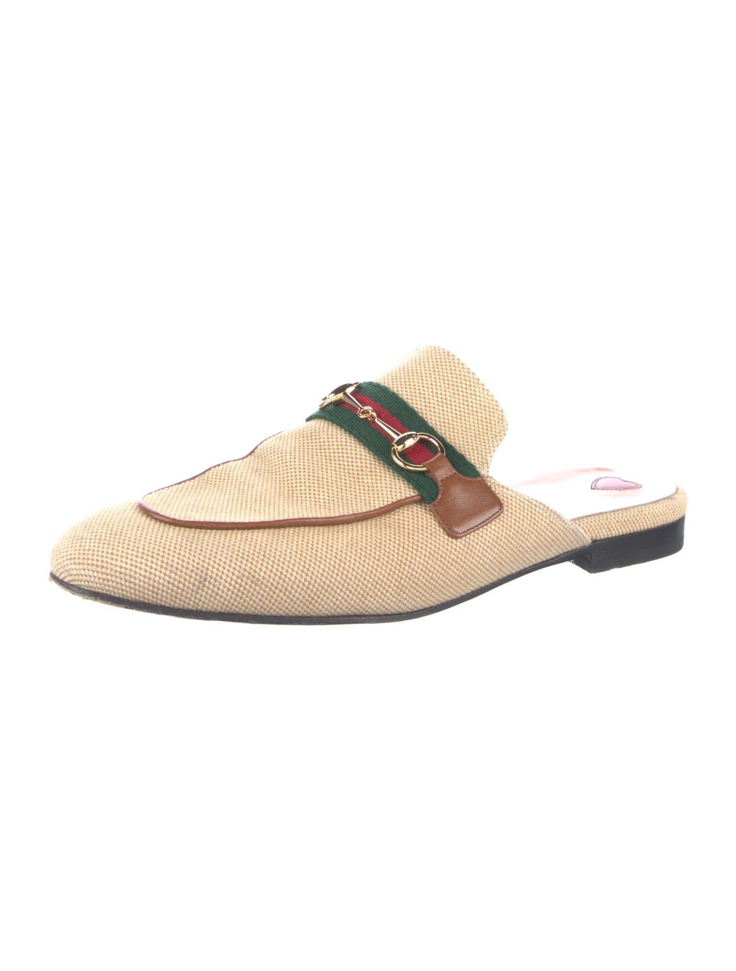 Gucci Princetown Mules Web Accent Mules