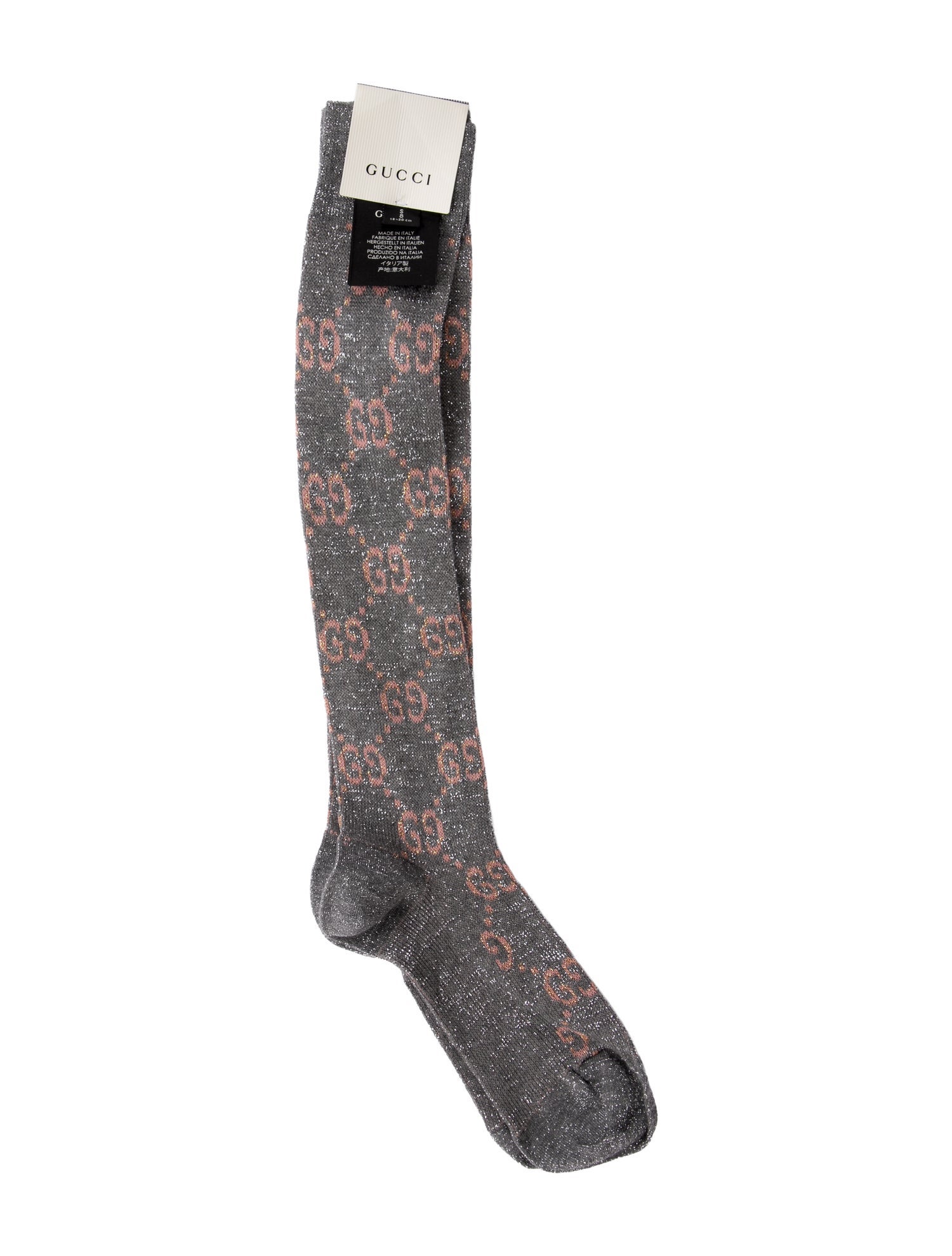 Gucci Pattern Print Socks w/ Tags
