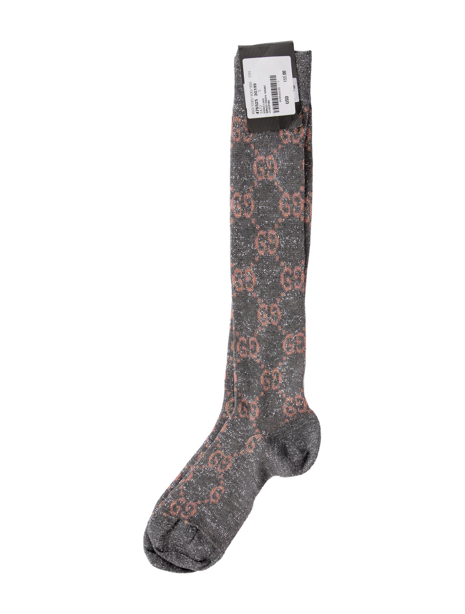 Gucci Pattern Print Socks w/ Tags