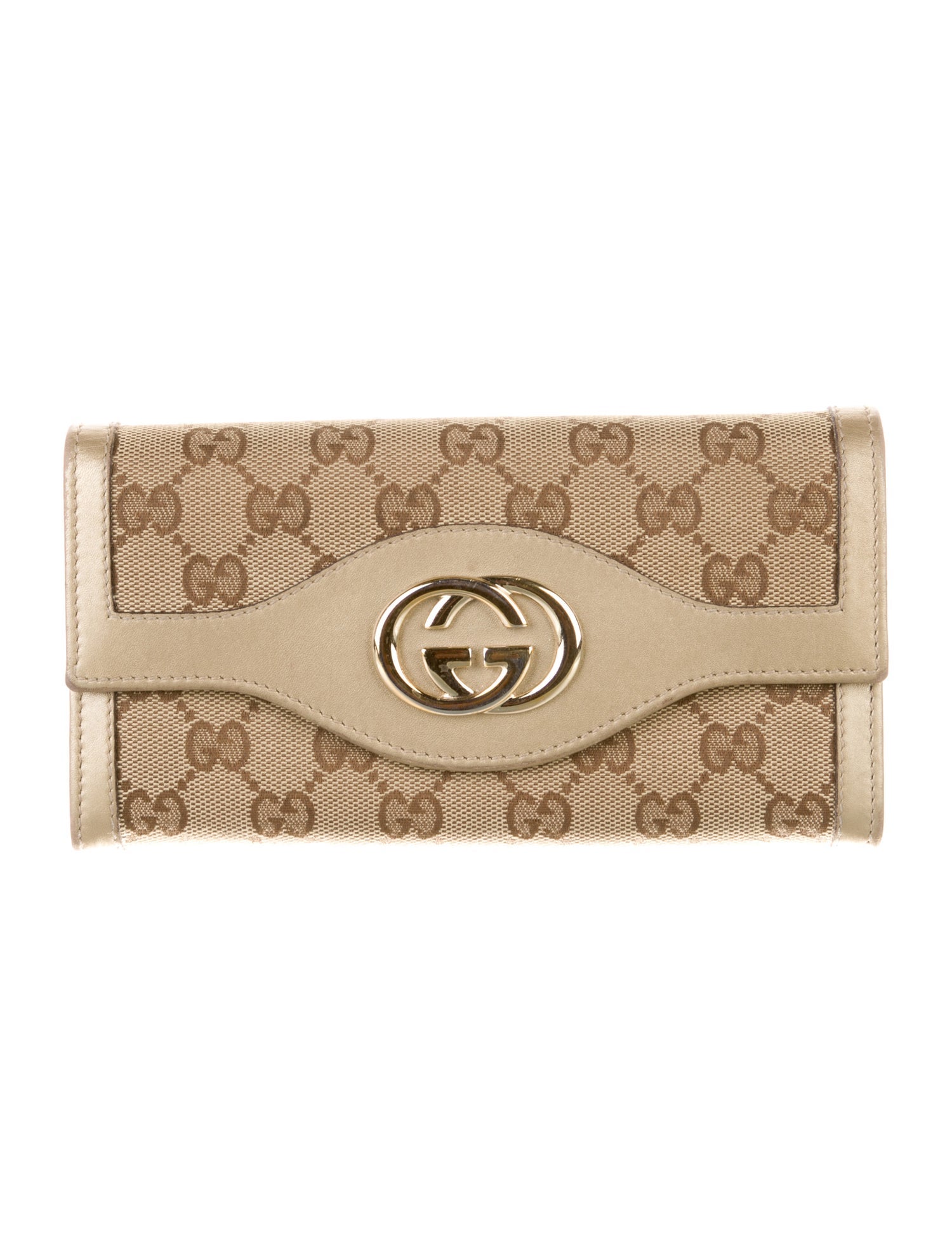 Gucci GG Canvas Canvas Continental Wallet